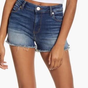STS Blue NWT womens Aubrey High Rise Denim Jean Shorts- Size 25 -Super Cute